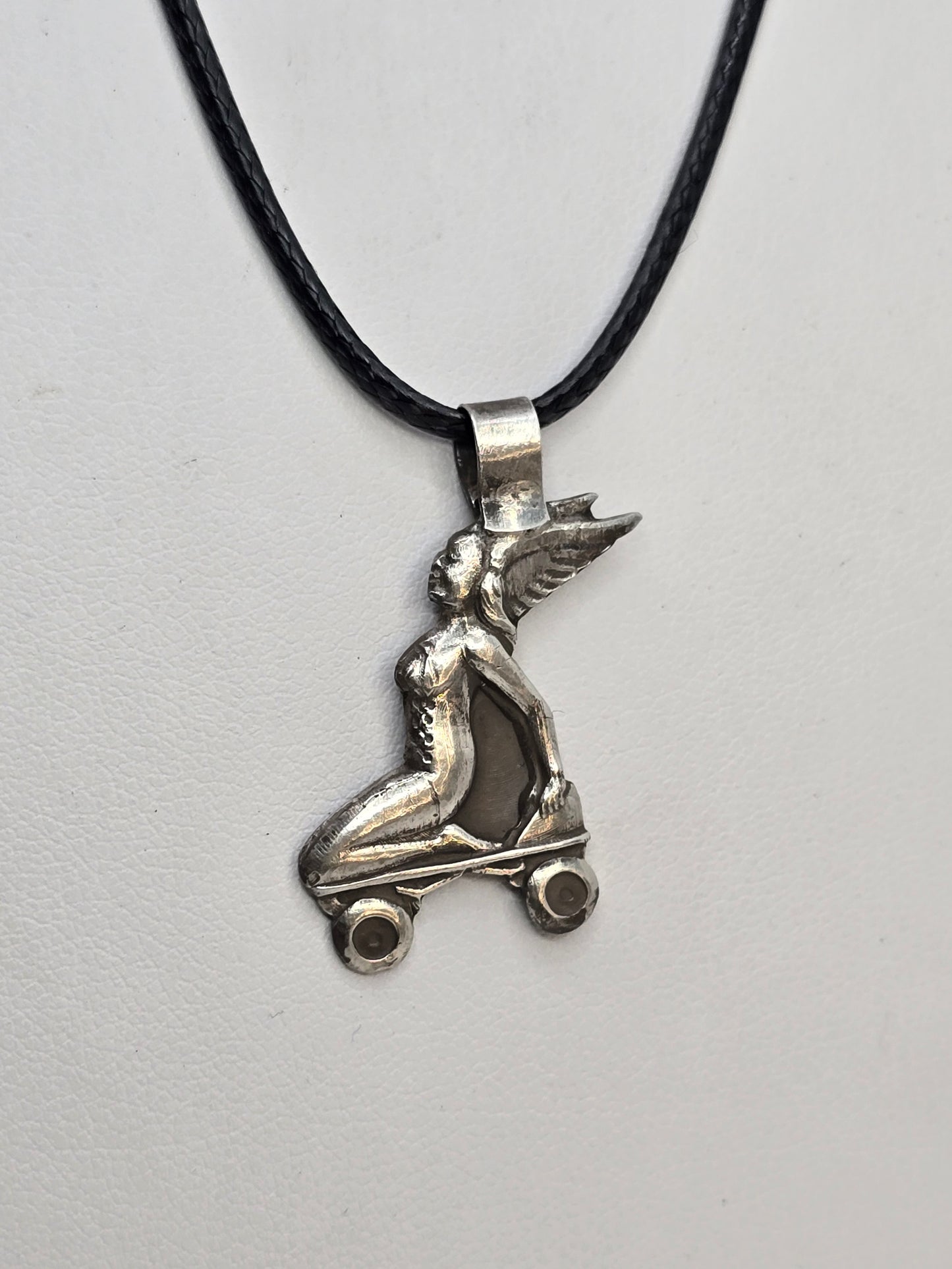 Roller Derby Sterling Silver Charm