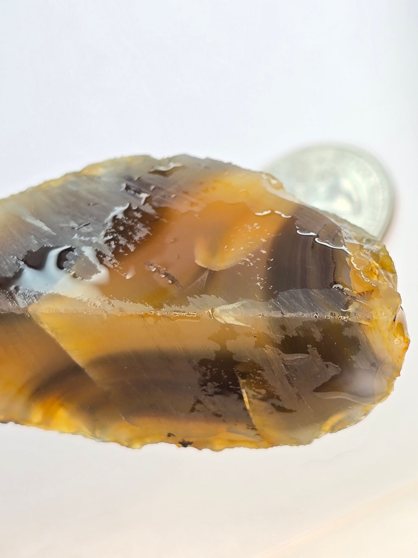 Montana Agate with Bright Color and Banding - 40g