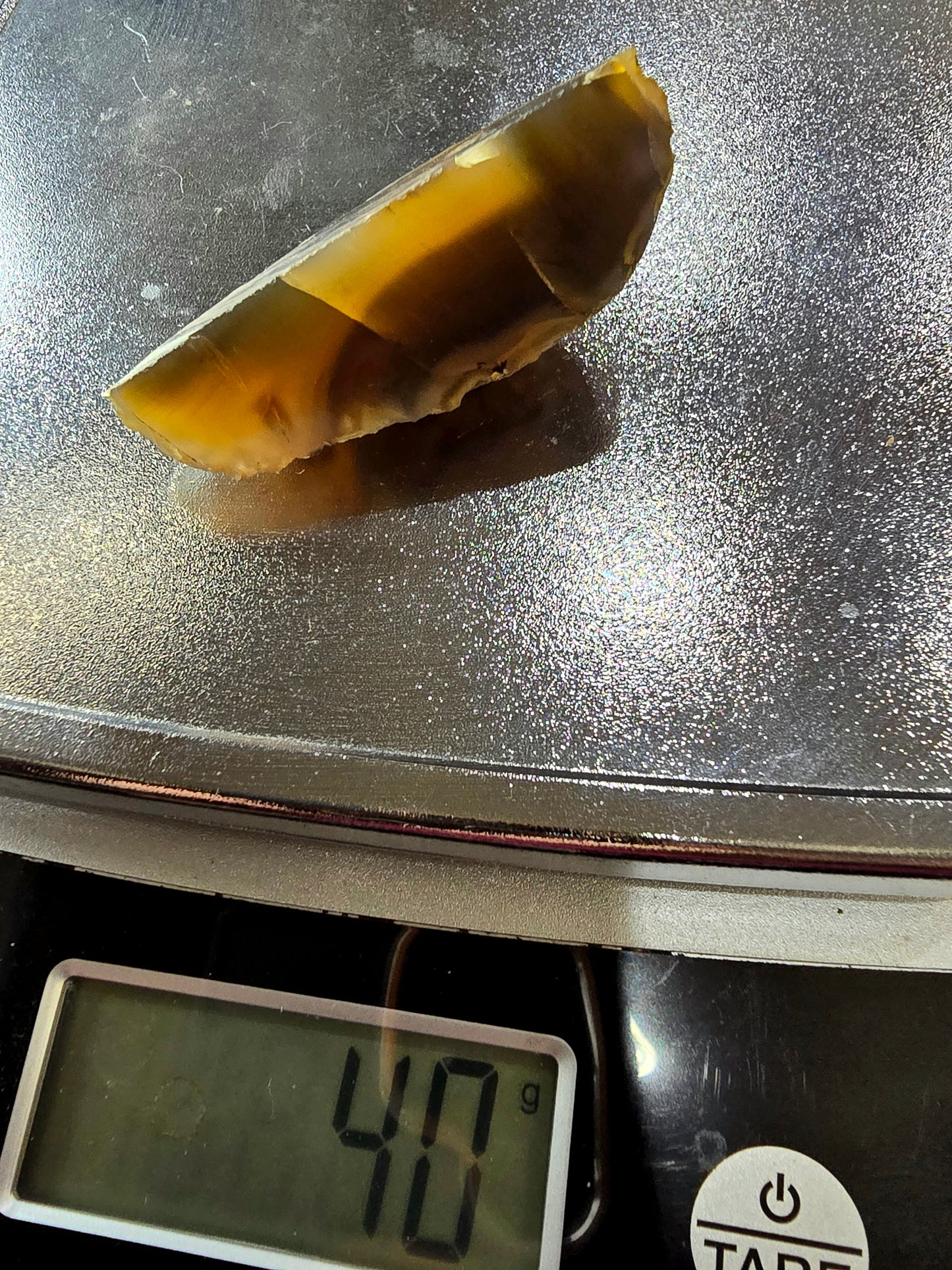 Montana Agate with Bright Color and Banding - 40g