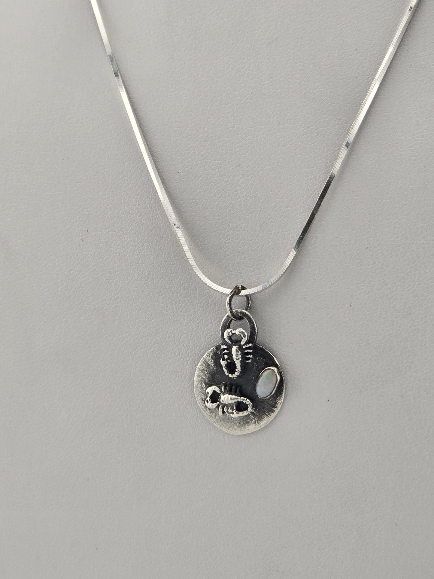 Scorpions and Opal Pendant