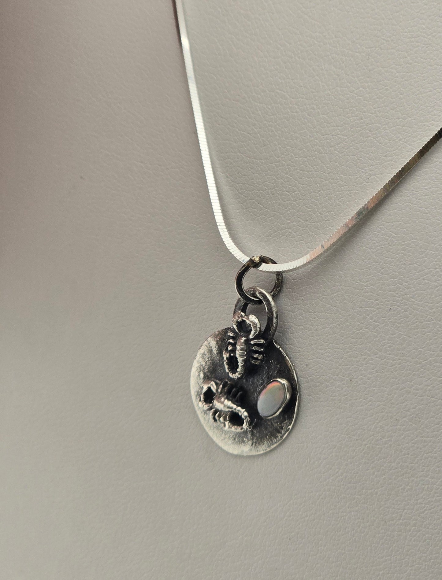 Scorpions and Opal Pendant