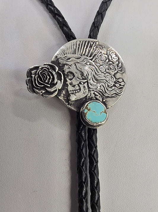 La Catrina - Grateful Dead Turquoise Bolotie